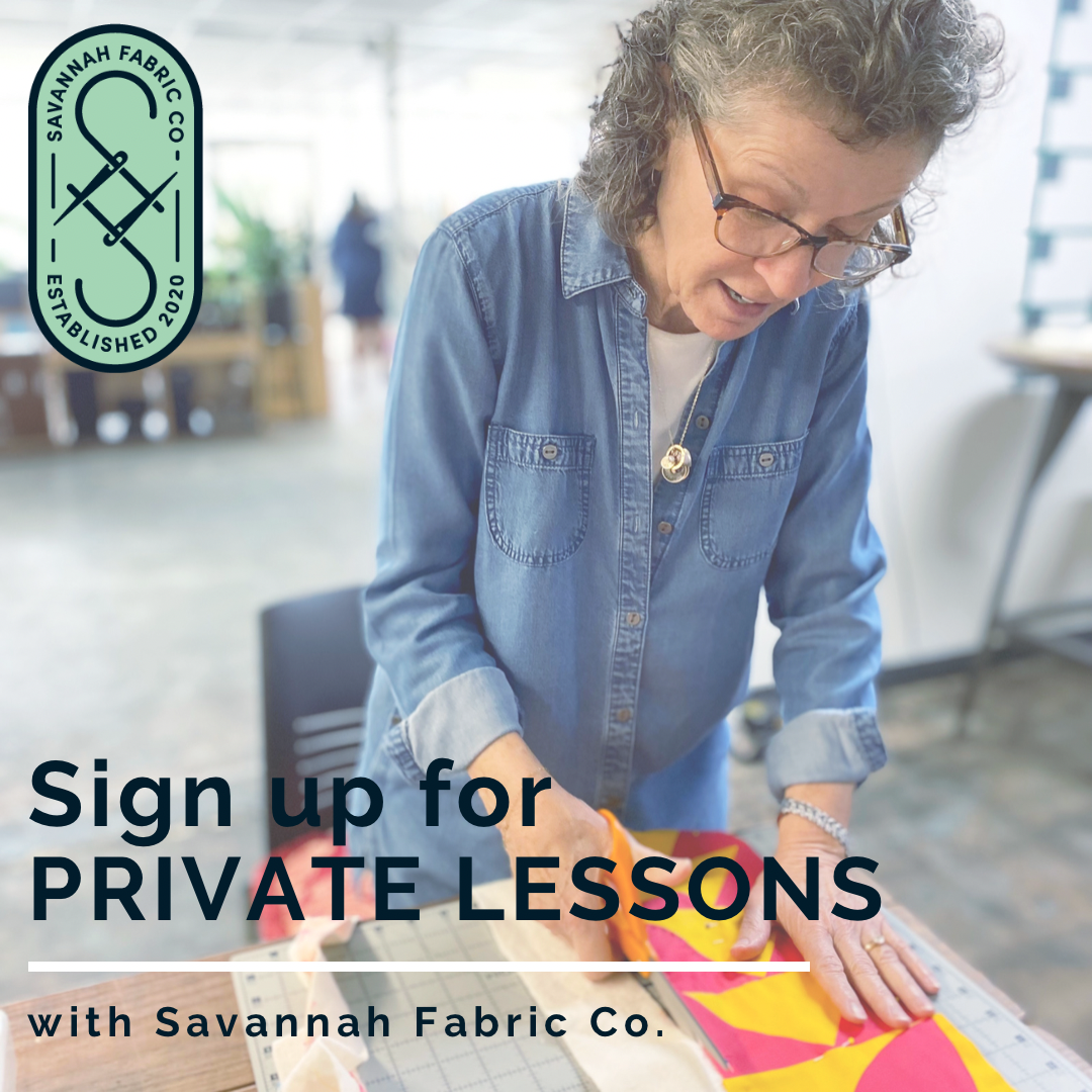 Private Sewing Lessons
