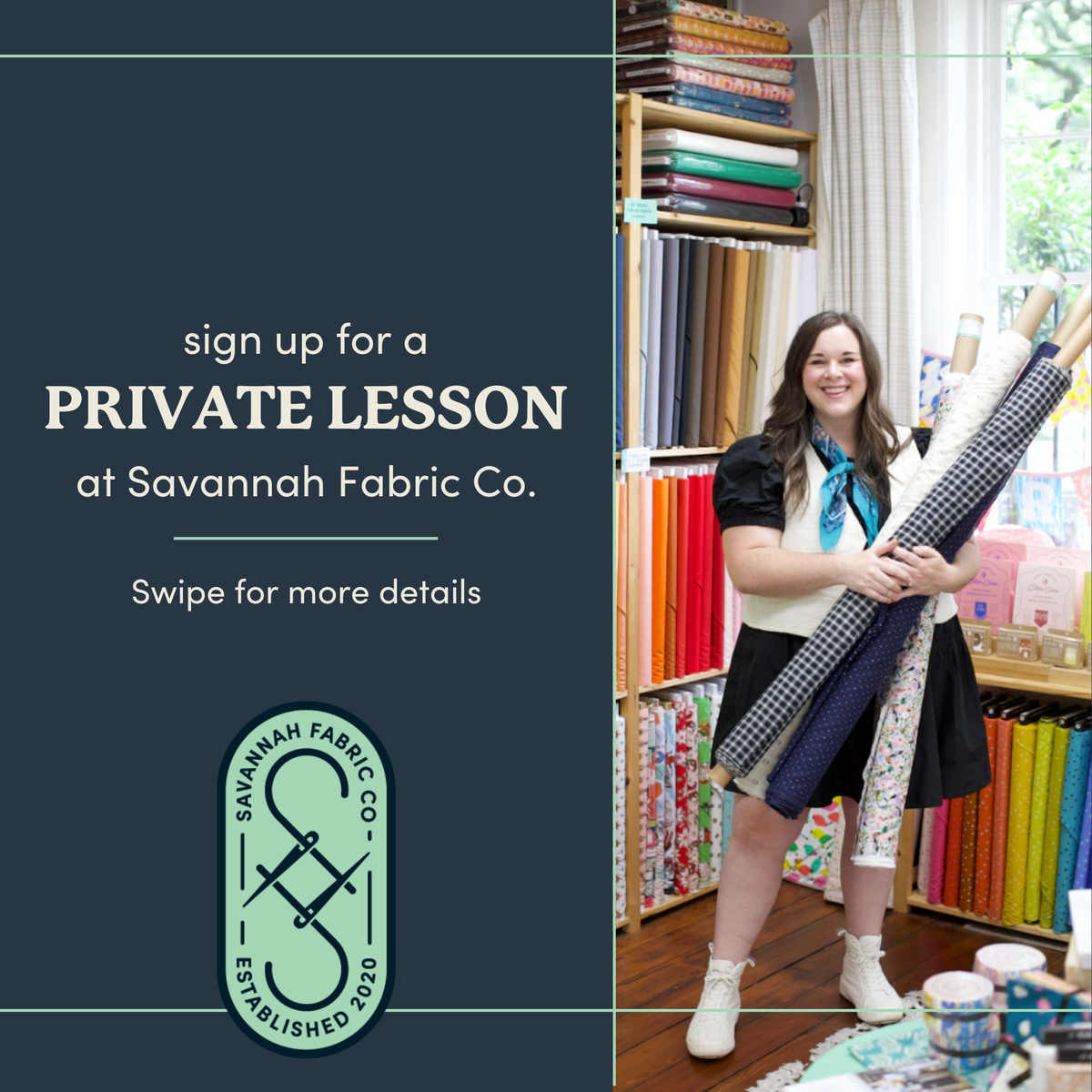 Private Sewing Lessons