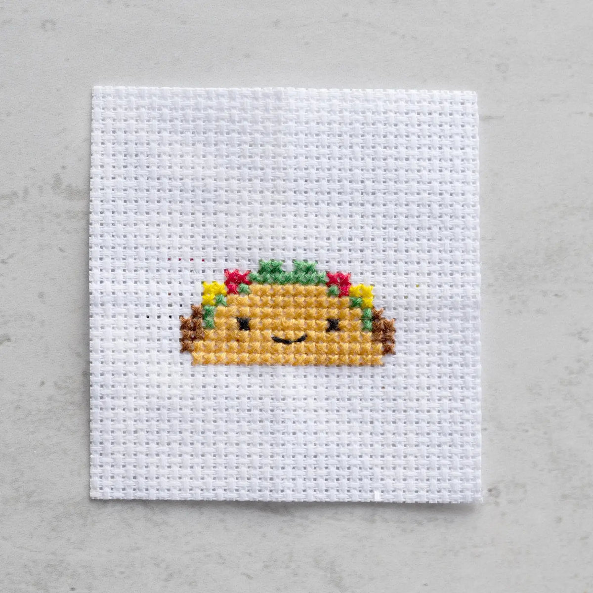 Taco | Kawaii Kross Stitch in a Matchbox
