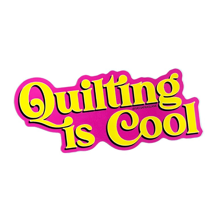 Quilting is Cool Sticker