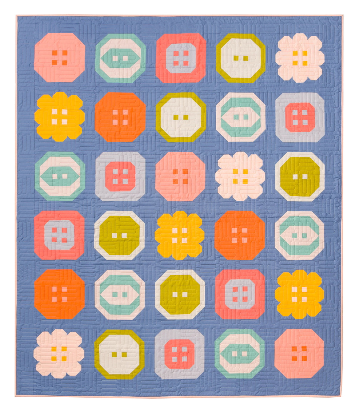 Buttoned Up Quilt Pattern | Pen + Paper Patterns