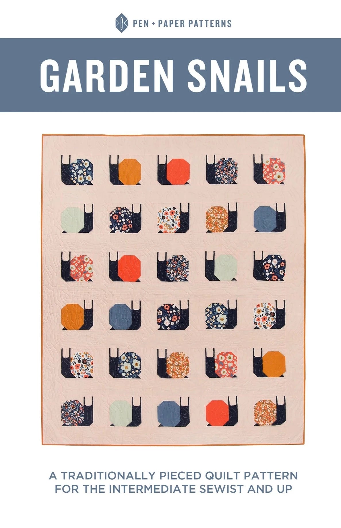 Garden Snails Quilt Pattern | Pen + Paper Patterns