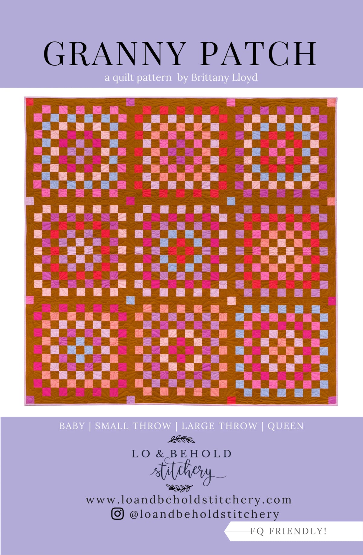 Granny Patch Quilt Pattern | Lo &amp; Behold Stitchery