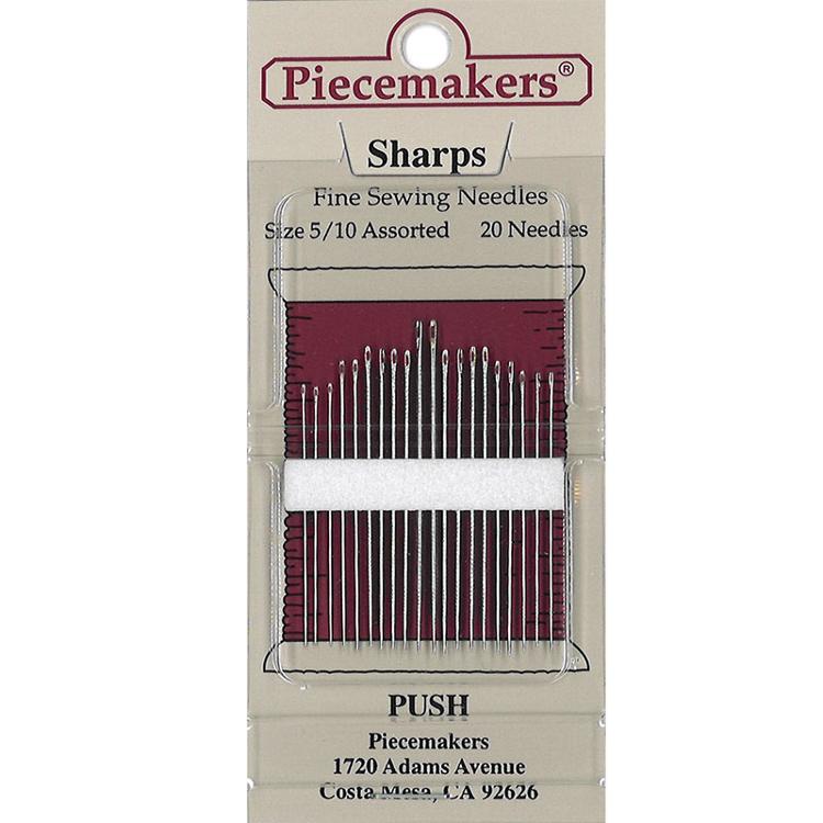 10 ct. Sharps Needles Size 5/10 | Piecemakers