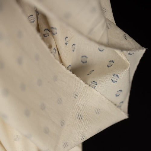 Polka Dobby Cotton in Natural Ecru | Merchant &amp; Mills Ltd.