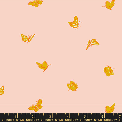 Butterflies in Vintage Pink | Flowerland | Melody Miller | Ruby Star Society