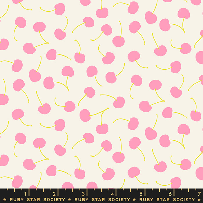 Cherries in Flamingo | Sugar Cone | Kimberly Kight | Ruby Star Society