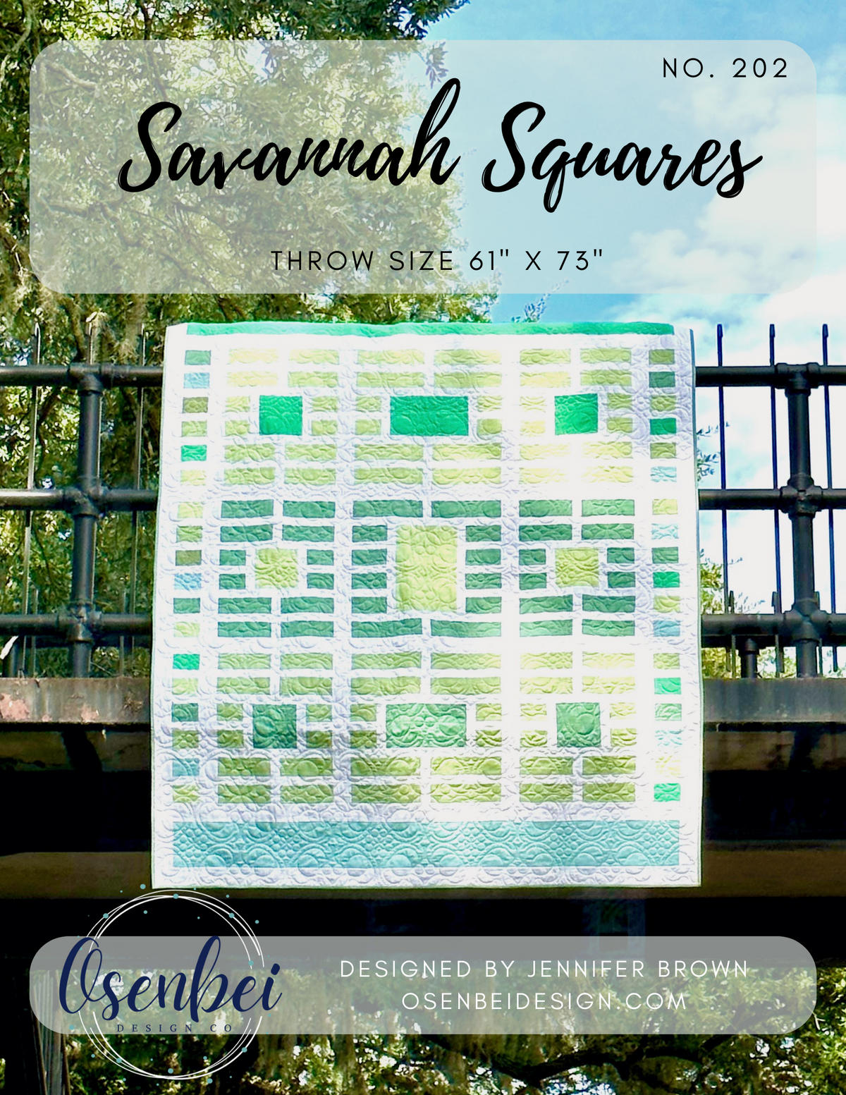 Savannah Squares Quilt Pattern | Osenbei Deisgn Co.