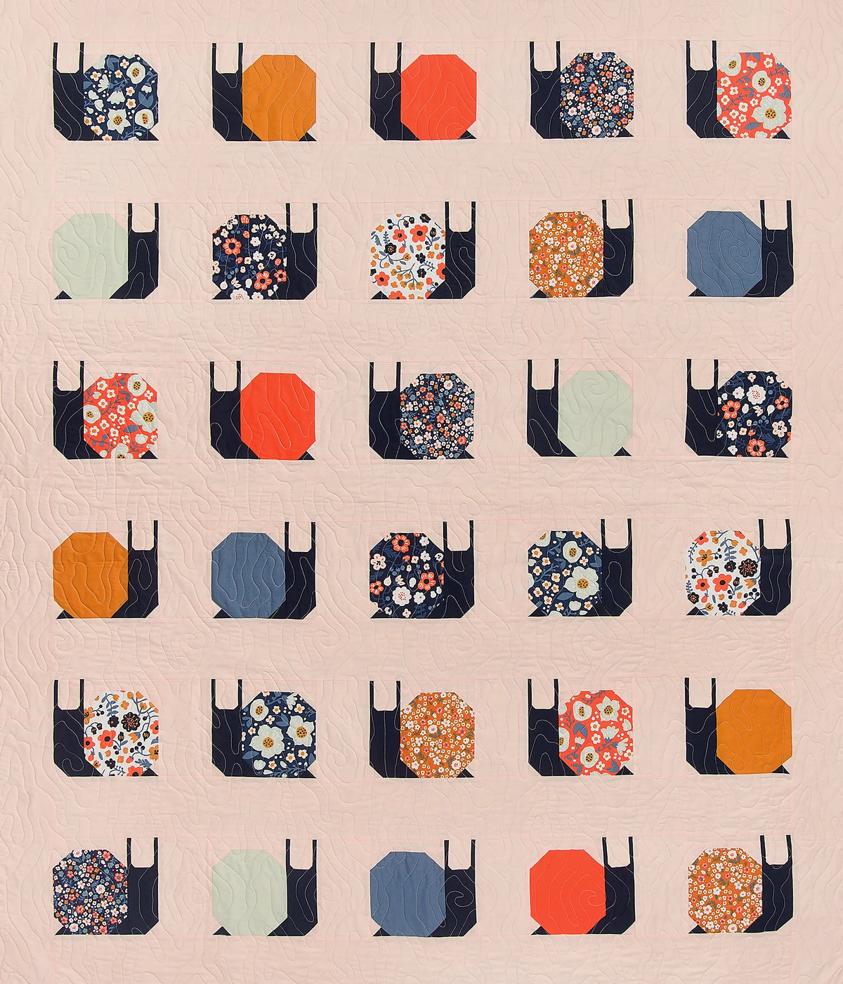Garden Snails Quilt Pattern | Pen + Paper Patterns
