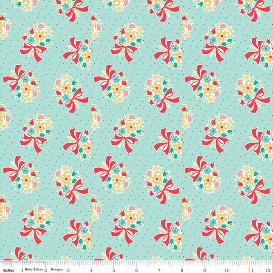 Bouquet in Songbird | Vintage Happy 2 | Lori Holt | Riley Blake Designs