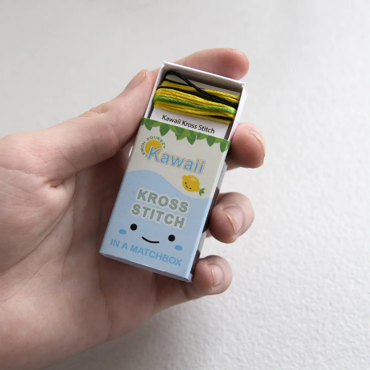 Lemon | Kawaii Kross Stitch in a Matchbox