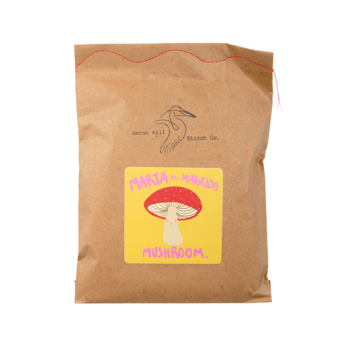 Marta the Marvelous Mushroom Kit | Heron Hill Stitch Co.