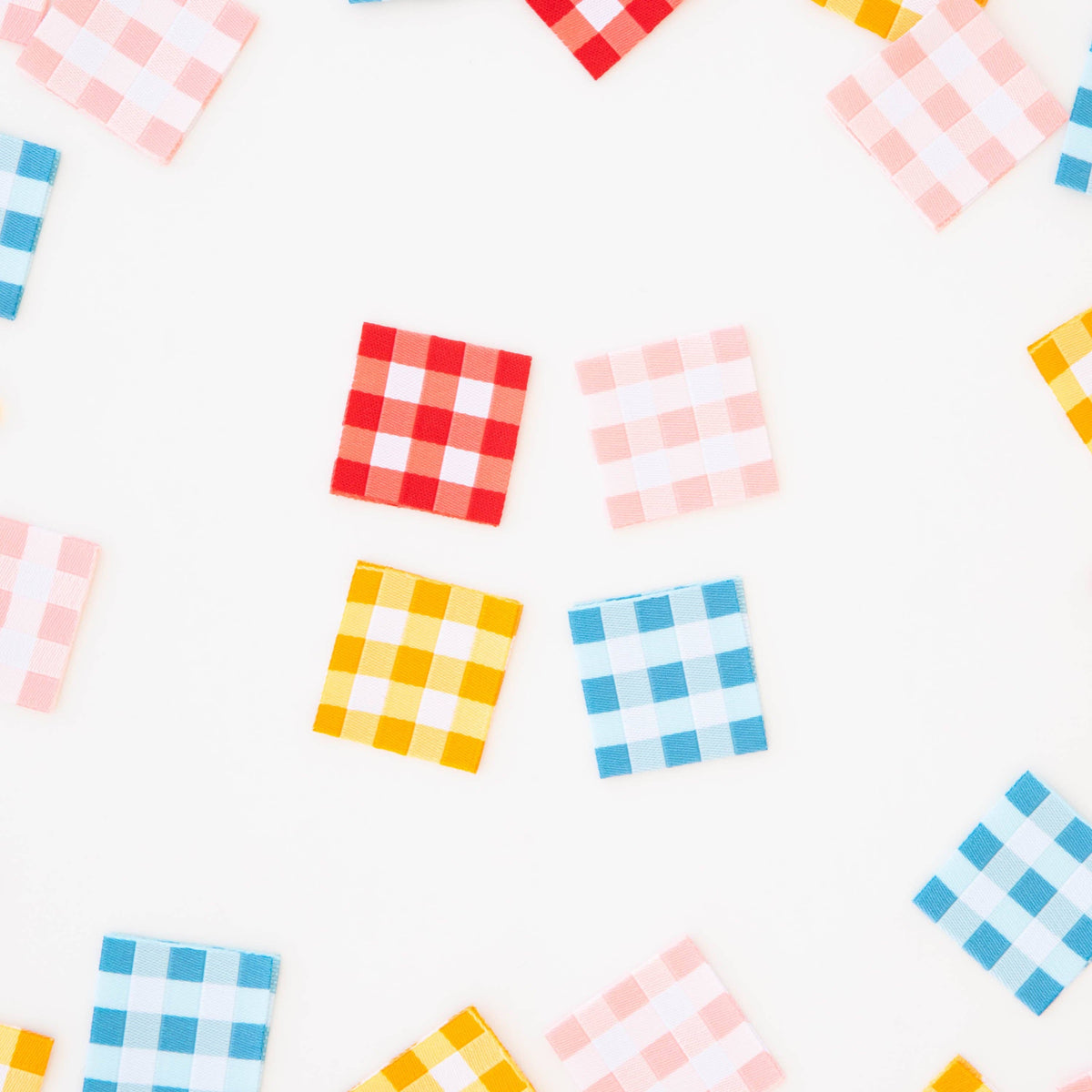 Gingham Woven Sewing Labels | Sarah Hearts