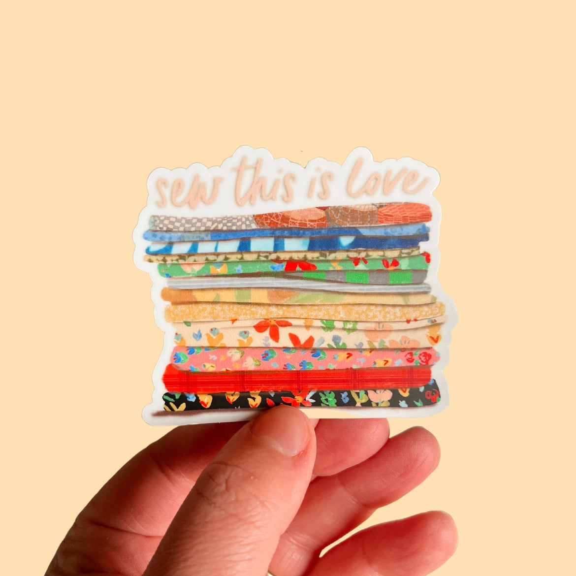 &quot;Sew This is Love&quot; Sticker