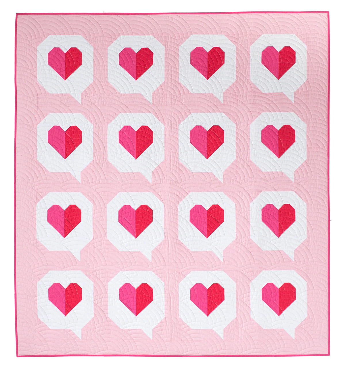 I Heart You Quilt Pattern | Then Came June &amp; Pen + Paper Patterns
