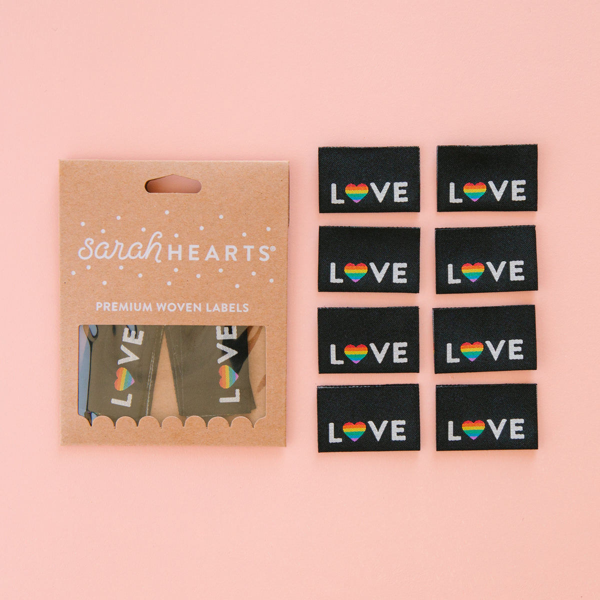 Love Pride Sew-In Labels| Sarah Hearts