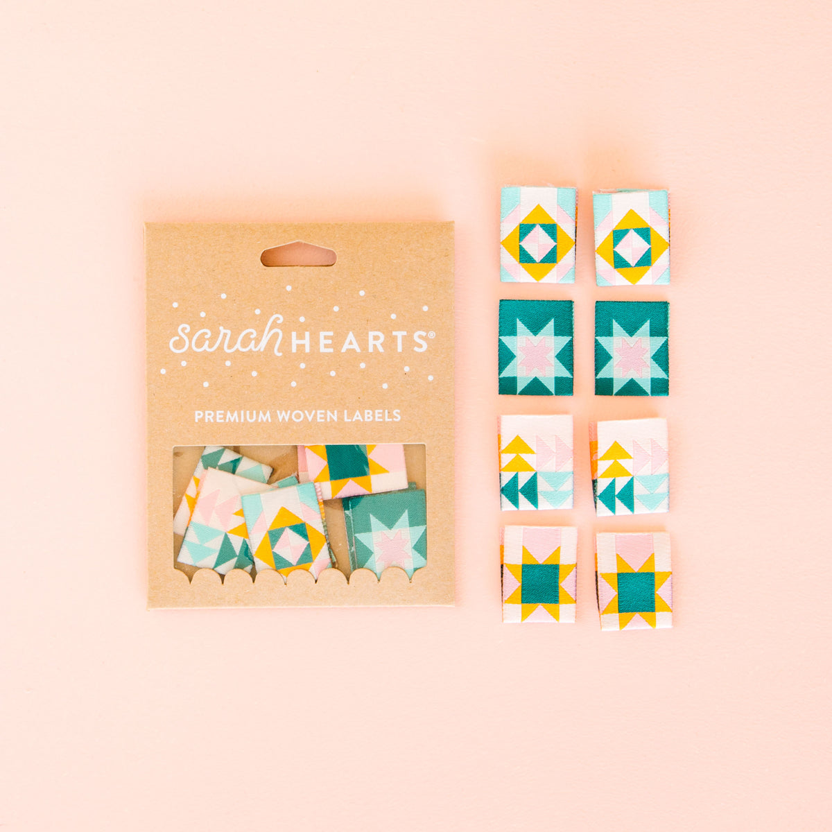 Quilt Block Sew-in Labels | Sarah Hearts