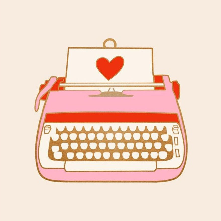 Typewriter Ornament | Ruby Star Society