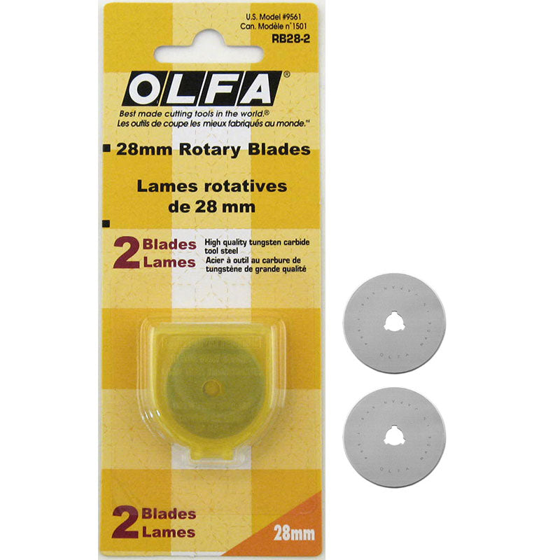28 mm Olfa Rotary Blade Refill (2 pack)