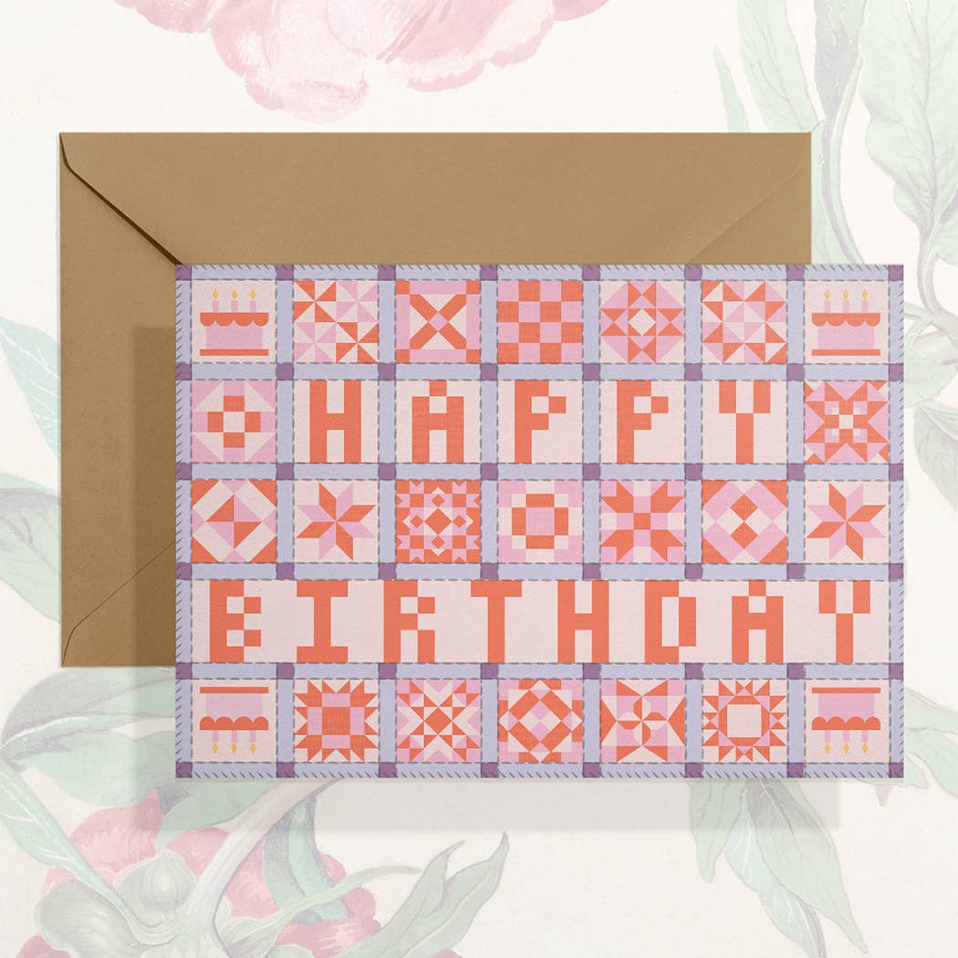 Happy Birthday Quilt Card