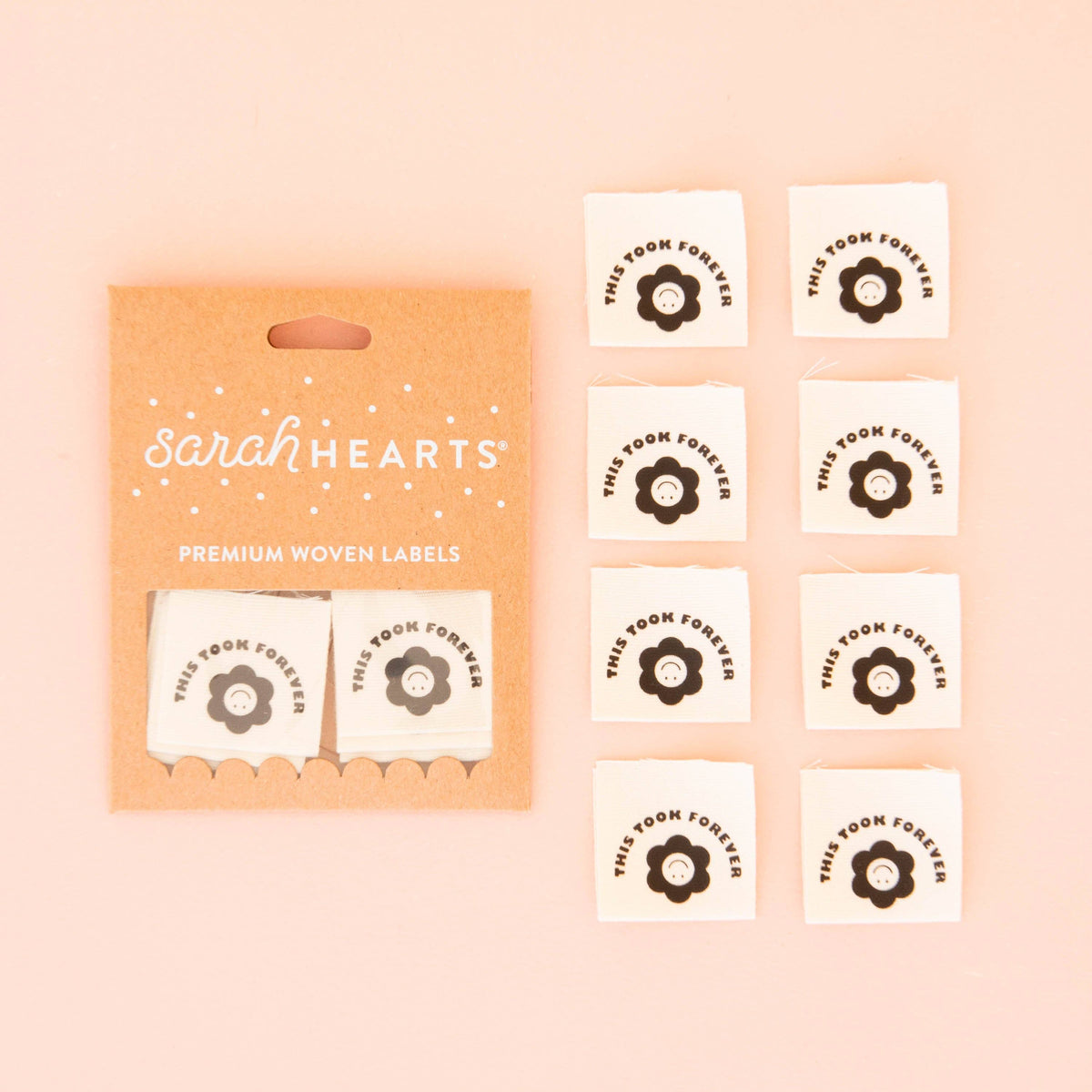 This Took Forever Organic Cotton Sewing Labels | Sarah Hearts