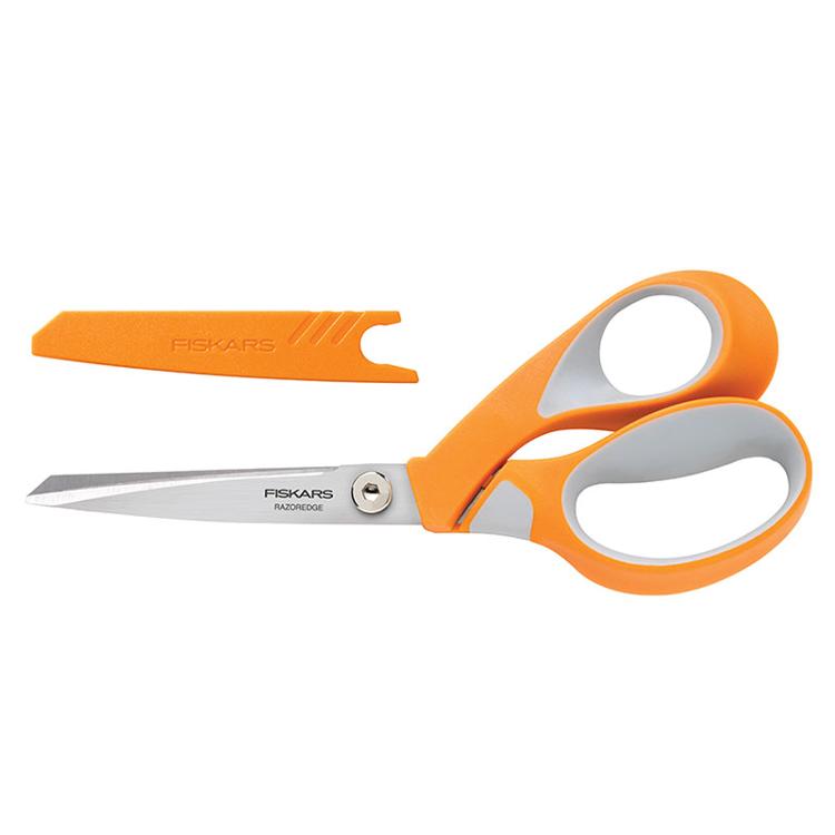 2pack Fiskars Scissors 8 Original 3.5 Cut Orange Straight Handle