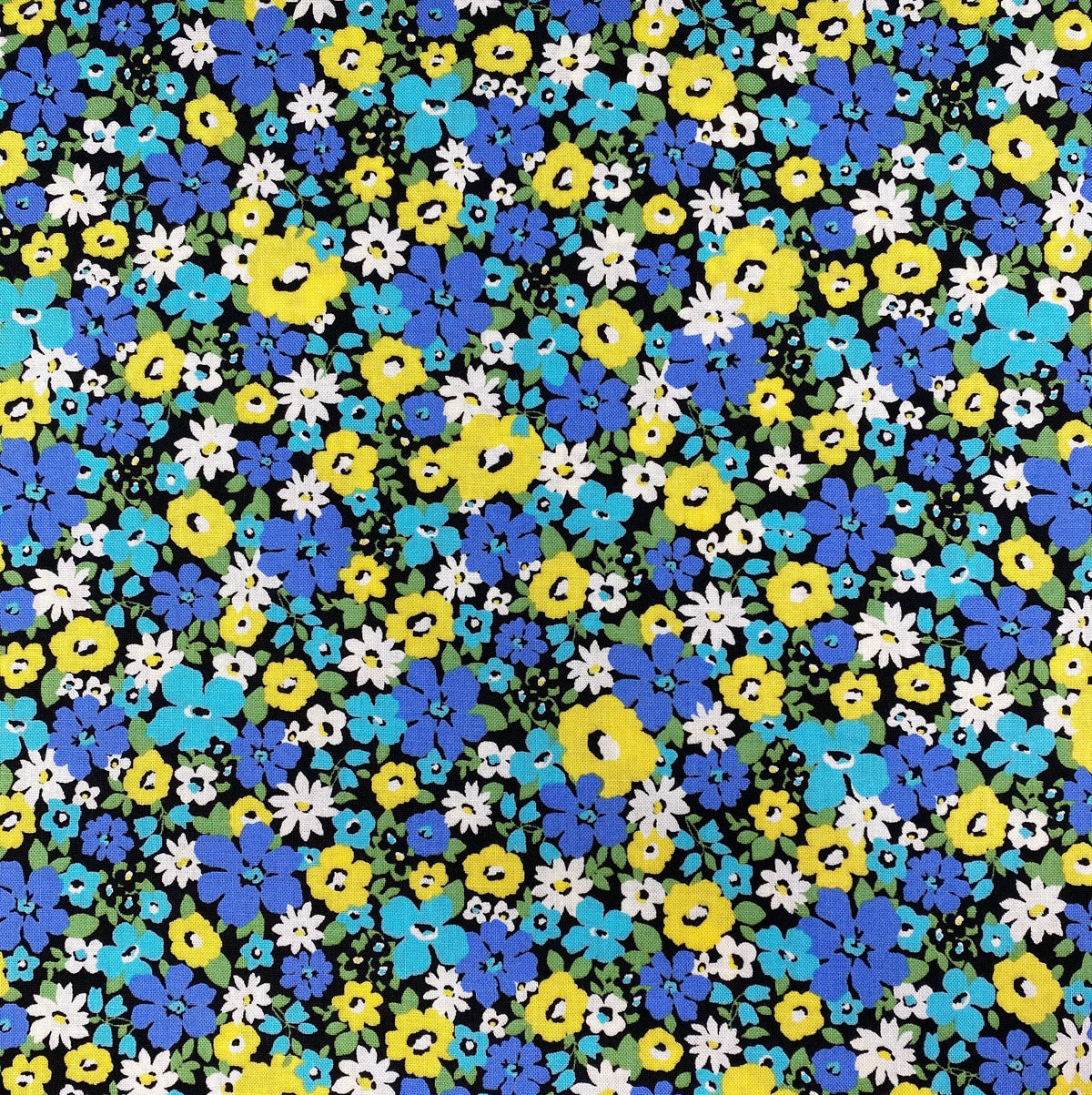 Blue Floral | Sevenberry: Flora | Robert Kaufman