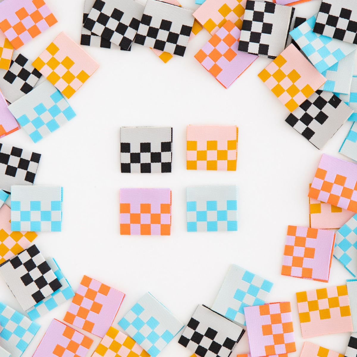 Checkerboard Sew-in Labels | Sarah Hearts