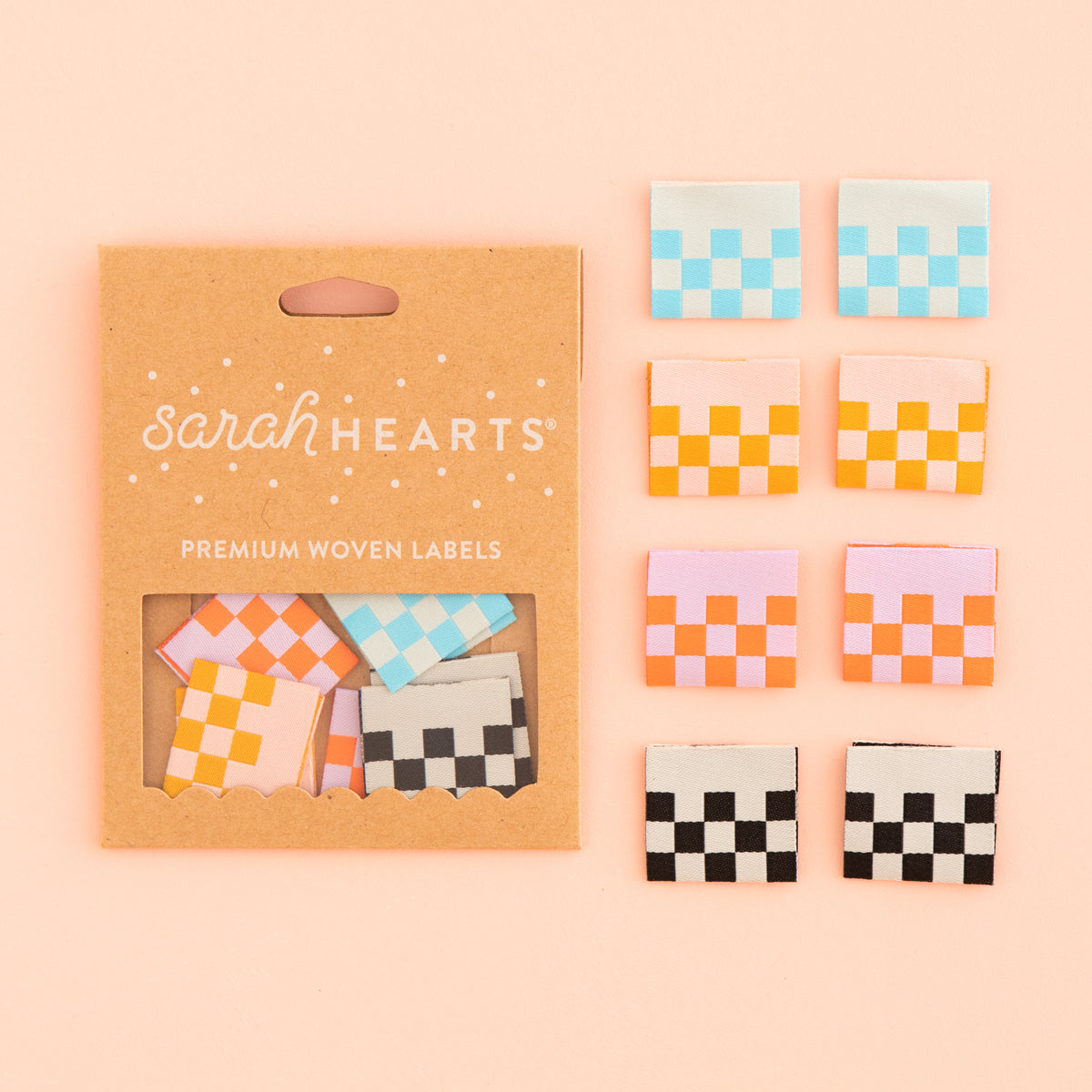 Checkerboard Sew-in Labels | Sarah Hearts