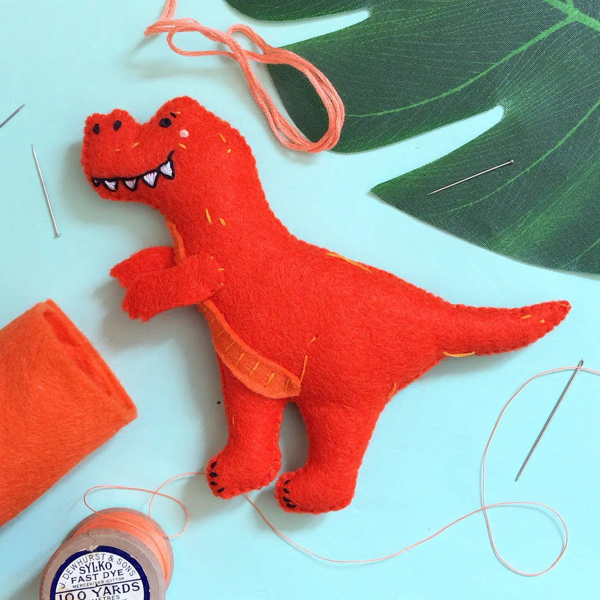 Tommy the T-Rex Felt Sewing Kit